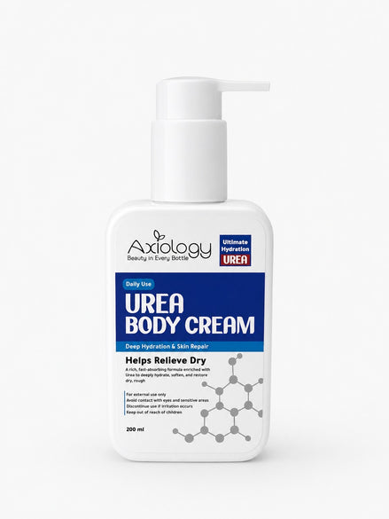 Axiology Urea Body Cream – Deep Hydration &amp; Skin Repair 200m