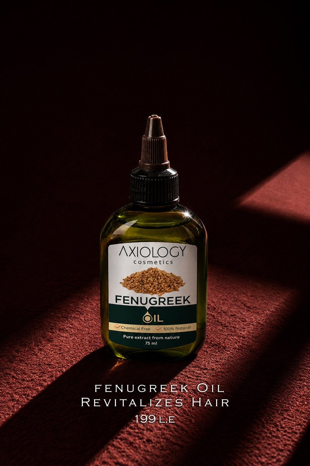Fenugreek Oil – Revitalizes Hair (75ml)