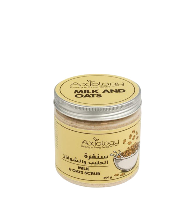 Axiology Milk & Oat Scrub – 500g