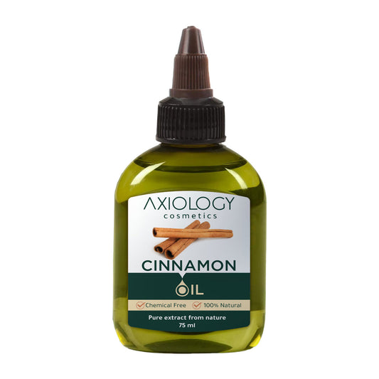 Axiology Cinnamon Oil (75ml) – Warm, Revitalizing & Nourishing