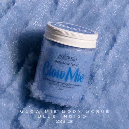 Glow Mie Body Scrub – Blue Indigo (250g)