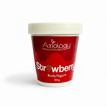 Axiology Strawberry Body Yogurt (150g) – Lightweight Hydration & Instant Glow