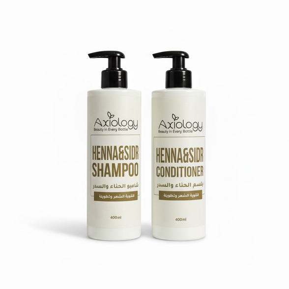 Henna & Sidr Hair Bundle – Shampoo & Conditioner