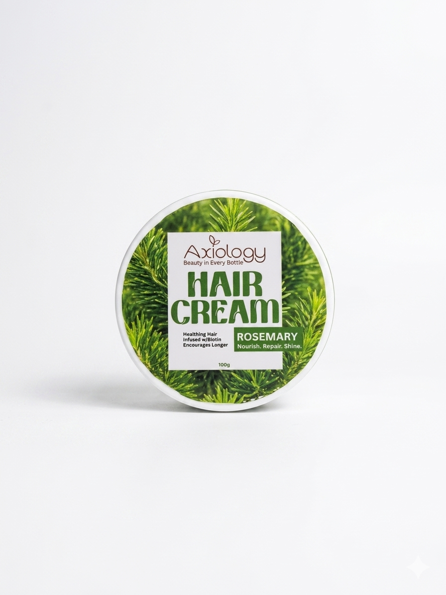 Rosemary Hair Cream – Biotin Styling Treatment (100g)