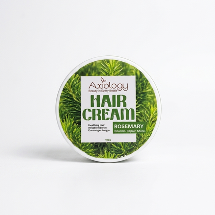 Axiology Rosemary Hair Cream – Biotin Infused for Healthy Growth & Styling (100g)