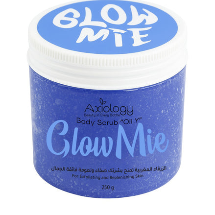 Axiology Glow Mie Body Scrub – Blue Indigo (250g)