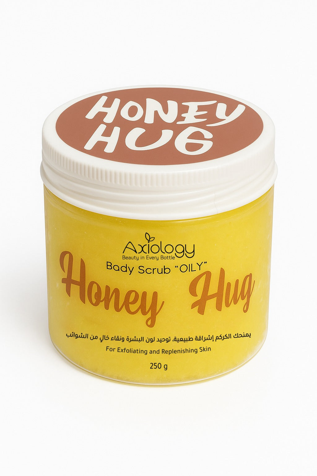 Axiology Honey Hug Body Scrub – Turmeric Glow (250g)