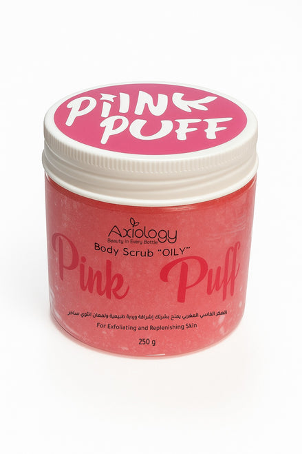 Axiology Pink Puff Body Scrub – Aker Fassi Glow (250g