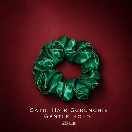 Satin Hair Scrunchie – Gentle Hold