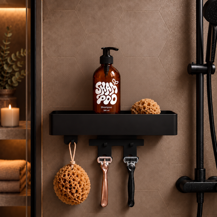 Premium Shampoo Glass Dispenser — 300ml