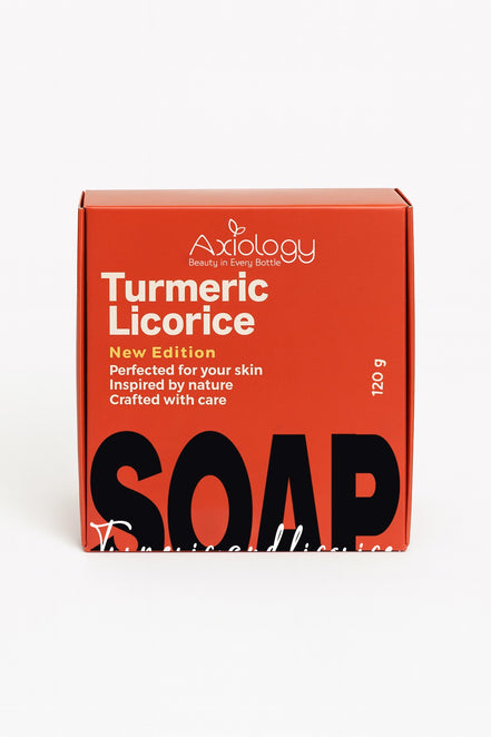 صابون أكسولوجي بالكركم وعرق السوس - للبشرة المختلطة - ١٢٠ غرام