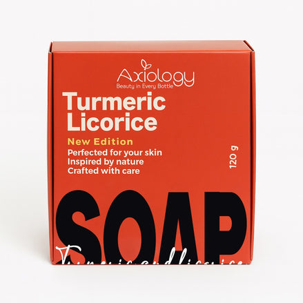 Axiology Turmeric and Licorice Soap – For Combination Skin-120g