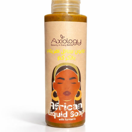 Axiology African Black Soap with Turmeric 400 ml