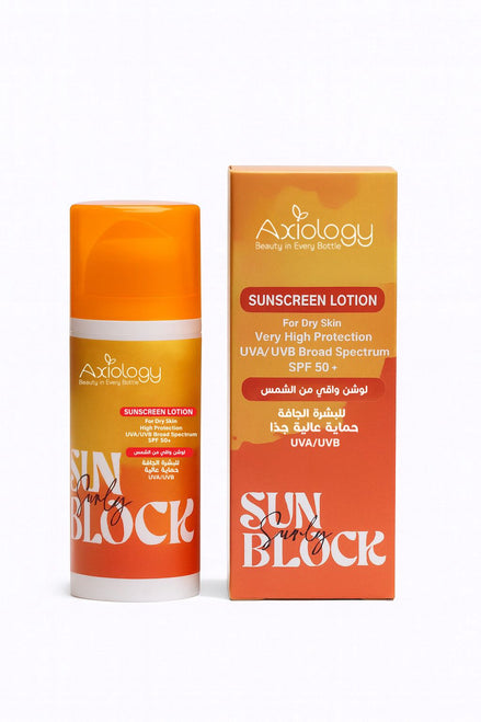 AXIOLOGY Sunscreen Lotion  30 ml – For dry Skin
