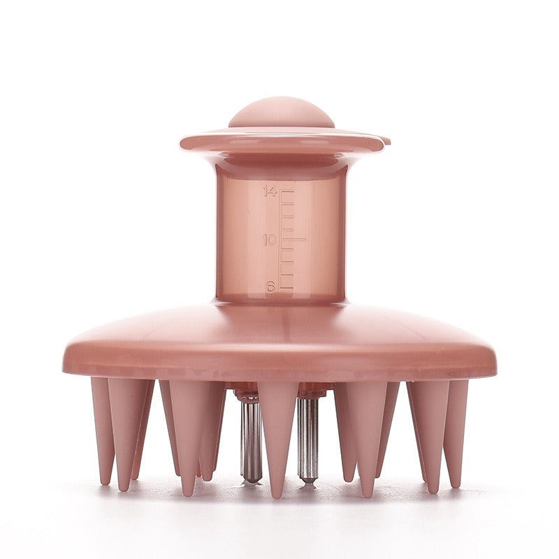 Scalp Massage Brush With Hair Oil Applicator