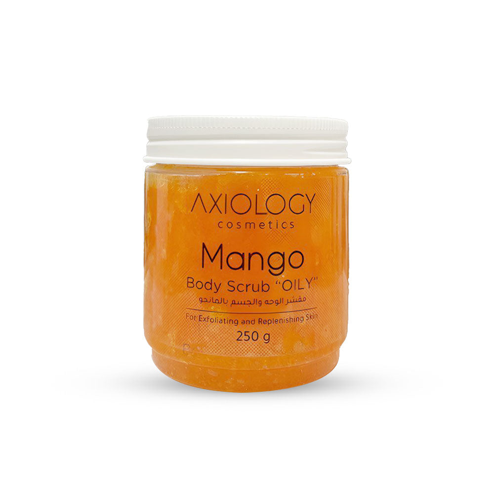 Axiology Mango Face & Body Scrub (250g) – Exfoliate, Hydrate & Glow